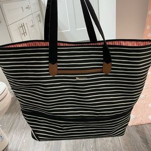 Stell & Dot Striped Travel Tote